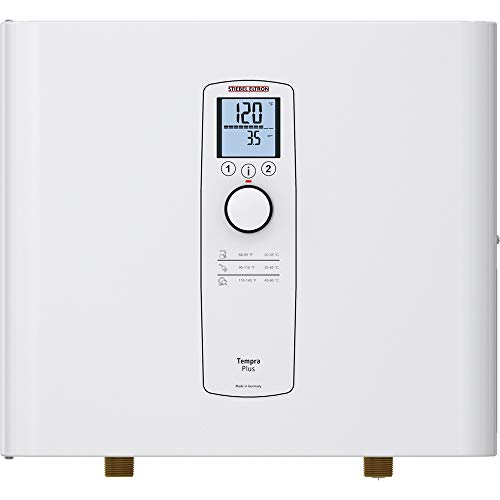 Stiebel Eltron 239223 Tankless Water Heater – Tempra 29 Plus – Electric, On Demand Hot Water, Eco, White, 23