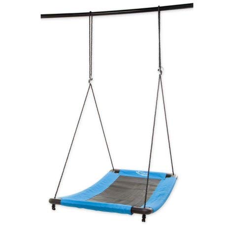 HearthSong SkyCurve Platform Tree Swing with Comfy Mat and Padded Steel Frame, 60"L x 32"W, Holds up to 400 lbs.