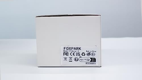 Foxpark Solar Wireless Backup Camera, 1080P 5'' Monitor Back Up Camera Systems Wireless, 3 Mins DIY Installation, Reverse Camera for Car, Truck, Van, RV (S3)