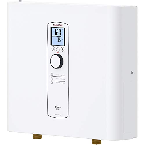 Stiebel Eltron 239223 Tankless Water Heater – Tempra 29 Plus – Electric, On Demand Hot Water, Eco, White, 23