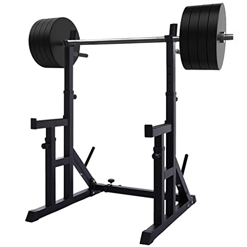YADEOU Power Tower Workout Strength waist tranier Training Pull Up Bar Dip Station Dumbbell Bench Multi-Function Adjustable Fitness Exercise Equipment for Home Gym