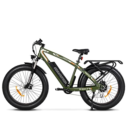 Addmotor 26" Couple Electric Bike M-560, 750W MTB Mountain Ebike, All Terrain Beach Snow Commuter Electric Bicycle for Adults, 55 Miles PAS1 Pedal Assist LCD Display (Camouflage)