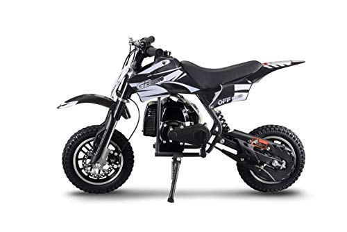 XtremepowerUS 49CC 2-Stroke Gas Power Mini Pocket Dirt Bike Off-Road Motorcycle Mini Kids Ride-on Dirt Bike (Black)