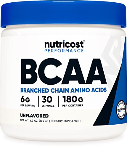 Nutricost BCAA Powder 2:1:1 (Unflavored, 30 Servings)