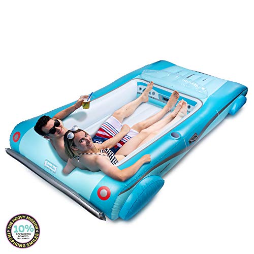 Car Pool Float | Giant Pool Floats for Adults | Car Float for Pool | Convertible Car Inflatable Float | Car Pool Floats | Car Floatie | 105"x59"x19.5" Pool Float Ride On | Summer Pool Raft Lounge