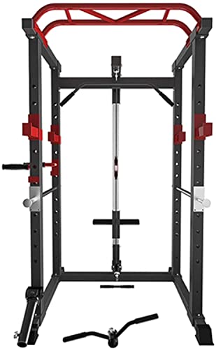 WANGYY Squat Rack Strength Training Equipment Home Sports Power Rack, Profession Multifunction Home Smith Machine Adjustable Power Racks Weightlifting (with Sleeve)