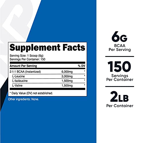 Nutricost BCAA Powder 2:1:1-150 Servings (Unflavored)