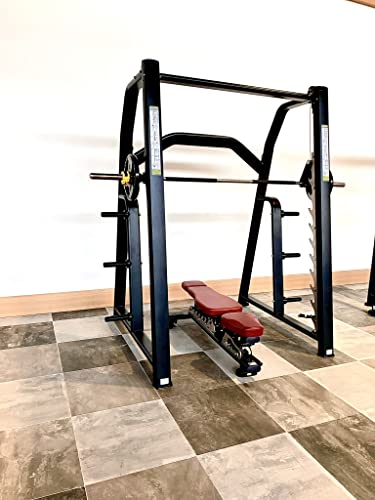 RYAN SHERWOOD Counter Balance Smith Machine Commercial Grade Premium Quality for Your Gym or Home Total Body Training (Item Weight 510 lbs)