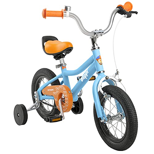 Retrospec Koda 12" Kids Bike Boys and Girls Bicycle with Training Wheels, Bell & Basket - Toddler Bikes for Ages 2-3 Years Old - Blippi