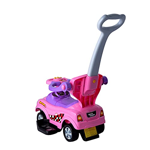 Freddo Toys Easy Wheel Ride on Car & Push Car for 2-6 Years (Pink)