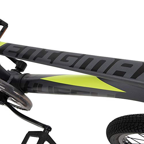 Huffy Enigma 20" BMX Bike, Aluminum Frame, Race Style, Matte Black