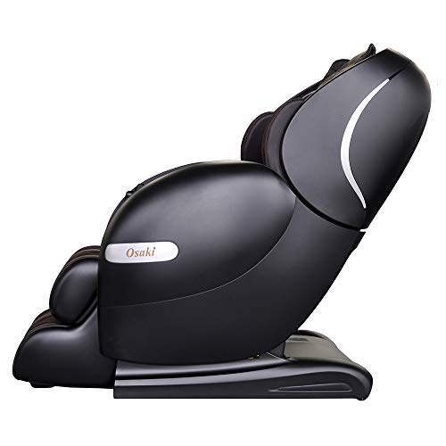 Osaki Zero Gravity 3D L-Track Chair with Space Saving Bluetooth Connection for Speaker 9 Unique Auto-Programs 4 Massage Styles OS-Monarch, One Size Fits All, Brown