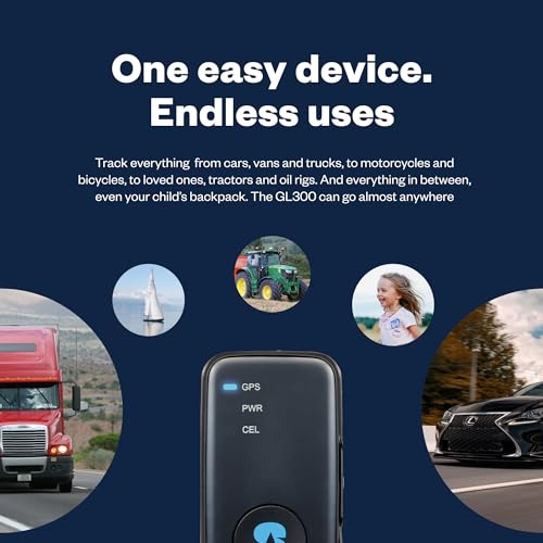 Spytec GPS Mini GPS Tracker for Vehicles, Cars, Trucks, Loved Ones, Fleets, Hidden Tracker Device for Vehicles with Unlimited US and Worldwide Real-Time Tracking App - GL300 4GLTE Super SIM Tracker