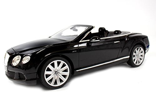 PowerTRC Full Functional GT Speed Bentley Continental Official Licensed by Bentley RC Vehicles Battery Operated 1:12 Scale for Kids (Black)
