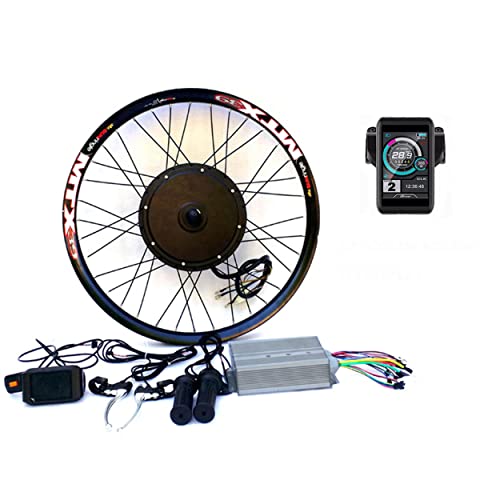 3.2" TFT LCD+3000W Hi Speed Electric MTB Bicycle E Bike Hub Motor Conversion kit theebikemotor (72V3000W, 26" Rear Wheel + Disc Brake)