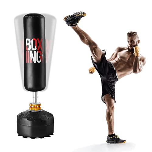 DOIT Freestanding Punching Bag Heavy Boxing Bag with Stand for Boxing / Kickboxing / MMA / Martial Arts / Home Fitness Workout