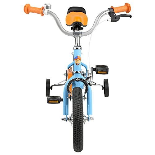 Retrospec Koda 12" Kids Bike Boys and Girls Bicycle with Training Wheels, Bell & Basket - Toddler Bikes for Ages 2-3 Years Old - Blippi