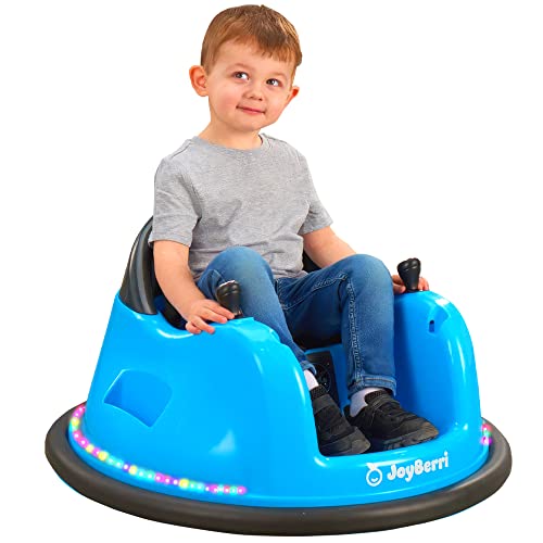 JoyBerri Bumper Car for Toddlers - Toddler, Baby, and Kids Ride On Toy Electric Bumper Car - with Bluetooth, Music and Remote/Safety Certified, Kid Approved, Electric Kids Ride on Bumper Car Gift