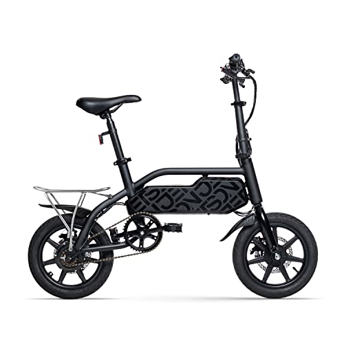 Jetson J5 Electric Bike | Top Speed of 15 mph | Maximum Range of 15 Miles with Twist Throttle | Maximum Range of 30 Miles with Pedal Assist | 350 Watt Motor| Recommended for Ages 12+ , Black, One Size