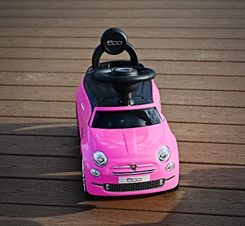 Best Ride On Cars Fiat 500 Push Car S, Pink