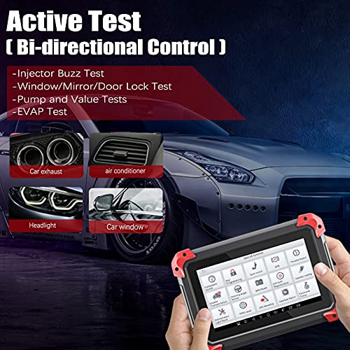 XTOOL D7 Automotive Diagnostic Scan Tool, 2022 Newest Bi-Directional Control, OE Full Systems Diagnostic, 28+ Services, ABS Bleed, Key Programming, Oil Reset, EPB, BMS, 3 Years Free Update