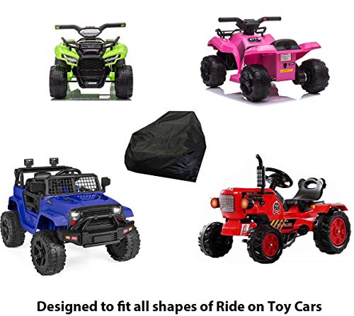 Kids Ride-On Toy Car Cover Outdoor Wrapper Resistant Protection for Children’s Electric Vehicles (Large)