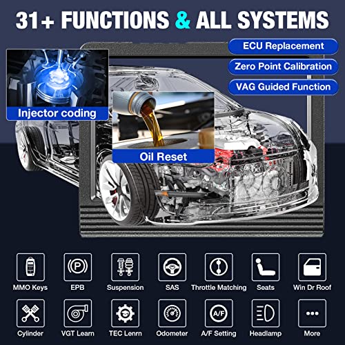 2022 Ver. LAUNCH X431 V PRO 4.0 (Same as X431 Pro3s+) Full Bi-Directional Scan Tool,AutoAuth for FCA SGW,31+ Service Car Diagnostic Tool,Free Update,OEM All System Automotive Scanner for All Cars