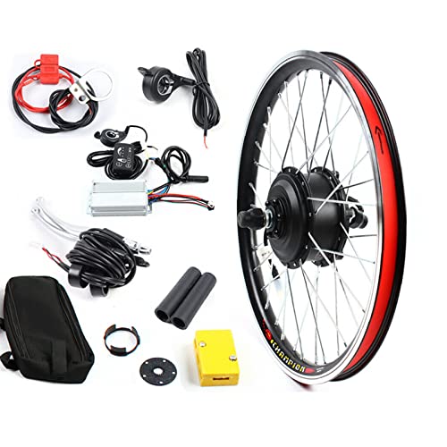 20" Electric Bicycle Front Wheel E-Bike Conversion Kit 36V 250W Bike Bicycle Cycling Power Hub Motor SW-810 LED Display Intelligent Controller Set (20'' 36V 250W Front Wheel Kit)
