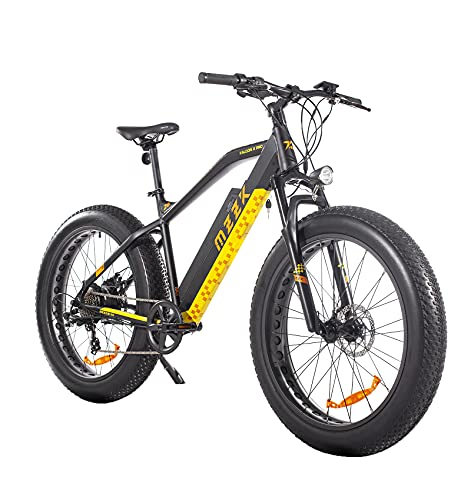 Fat Tire Electric Mountain Bike for Adults Powerful 750W Brushless Motor E-Bike 7-Speed Snow Bicycle with 48V Larger Battery Multi-Function Display UL