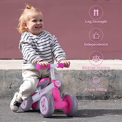 Wdmiya Baby Balance Bike for 1 Year Old Boys Girls, Riding Toys for Toddlers, No Pedal Bicycle, 12-36 Months Kids First Bike, Best Gift for Birthday, Christmas, Halloween