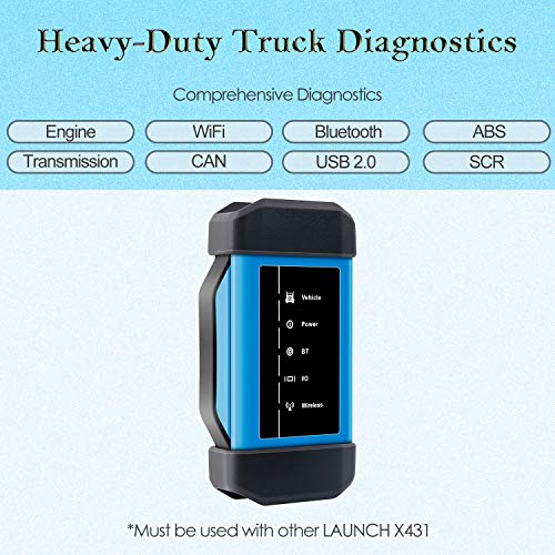 LAUNCH X431 Heavy Duty Truck Diesel Diagnostic Scan Tool ABS SRS OBD2 Scanner HD 3 Module for X-431 V+/Pro3/PAD