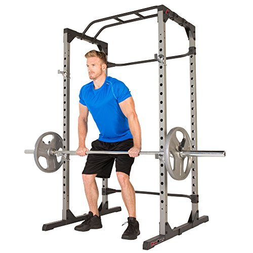 Fitness Reality 810XLT Super Max Power Cage with The 800 lb Capacity Super Max 1000 Weight Bench Combo