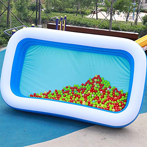 Inflatable Swimming Pools, Kiddie Inflatable Pools, Inflatable Pool for Kids and Adults Thickened Swimming Pool, 120.1" X 70.9" X 23.6"