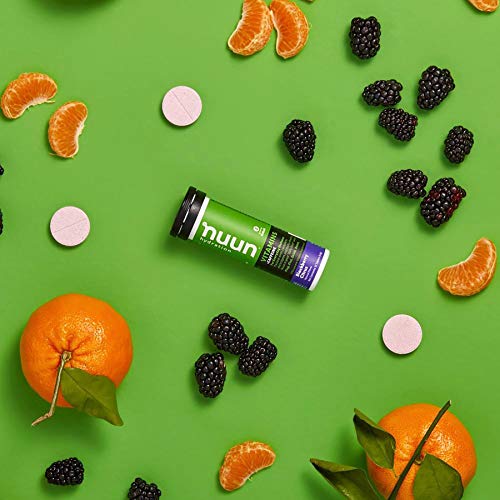 Nuun Vitamins + Caffeine: BlackBerry Citrus Supplement (3 Tubes of 12 Tabs)