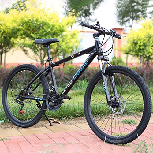 Junior Aluminum Full Mountain Bike - Stone Mountain 26 Inch 21-Speed Bicycle - Mens/Womens Hybrid Road Bike (Blue)