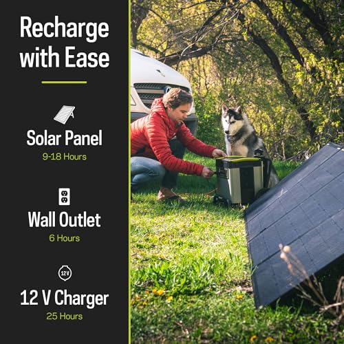 Goal Zero Yeti Portable Power Station - Yeti 3000X w/ 3,032 Watt Hours Battery Capacity, USB Ports & AC Inverter - Rechargeable Solar Generator for Camping, Travel, Outdoor Events, Off-Grid & Home Use