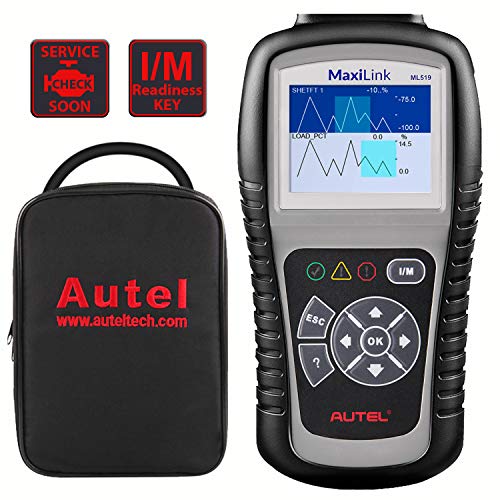 Autel MaxiLink ML519 OBD2 Code Reader [Same with AutoLink AL519], Enhanced Mode 6 Fault Code Reader, Turn Off Check Engine Light (MIL), Clear Codes, One-Click Smog Check, Upgraded Ver. of AL319