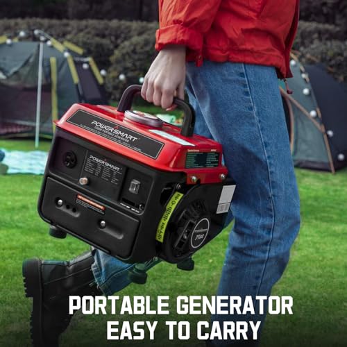 PowerSmart 1200 Watts Portable Generator - Small Quiet Generator for Home Use, Camping Outdoor, Ultralight, EPA & CARB Compliant (PS50)