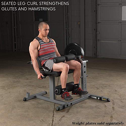 Body-Solid GCEC340 Cam Series Leg Extension and Curl Machine with Adjustable Seat, Hamstring Exerciser