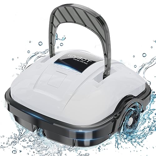(2023 Premium) WYBOT Cordless Pool Vacuum with Updated Battery Up to 100Mins Runtime, Robotic Pool Cleaner, Strong Suction, Ideal for Above Flat Bottomed Pools Up to 861 Sq.Ft Osprey 200Max