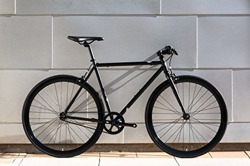 Wulf Matte Black Core-Line State Bicycle | Fixie Single Sped Fixed Gear Bike - Wulf (Matte Black) Medium (54 cm)