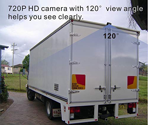 AHD 720P 7" Reverse Rear View Backup Camera System, Camera with Night Vision Waterproof IP69K Vibration-Proof 10G for Tractor/Truck/RV/Bus/Motorhome/Excavator/Caravan/Skid Steer/Harvester