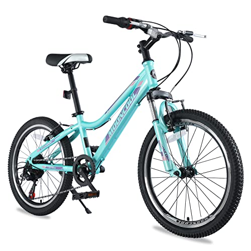 Adult Mountain Bike, 20 Inch Wheels Adult Bicycle, 7 Speed Bikes for Mens Womens, MTB Bike with Suspension Fork, Multiple Colors
