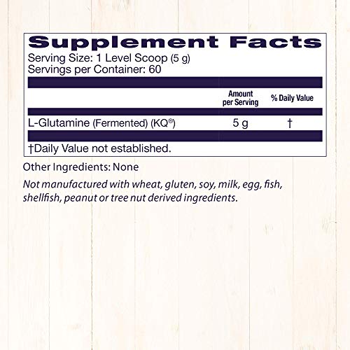 Healthy Origins L-Glutamine (American-Made, Non-GMO), 10.6 Ounce