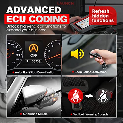 LAUNCH X431 PROS V Bi-Directional Scan Tool, 2022 Key Programming Diagnostic Scanner, 2 Years Free Update, ECU Online Coding, 31+ Service & OE-Level All System Diagnosis, Same As LAUNCH X431 V+