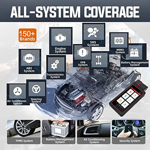 LAUNCH 2022 Ver. X431 DIAGUN V(Same Function as X431 V) Bi-Directional Full Systems Scan Tool,Key IMMO,ECU Coding,31+ Reset Function,Actuation Test,TPMS Reset,2 Yrs Free Upgrade,with Gift El-50448