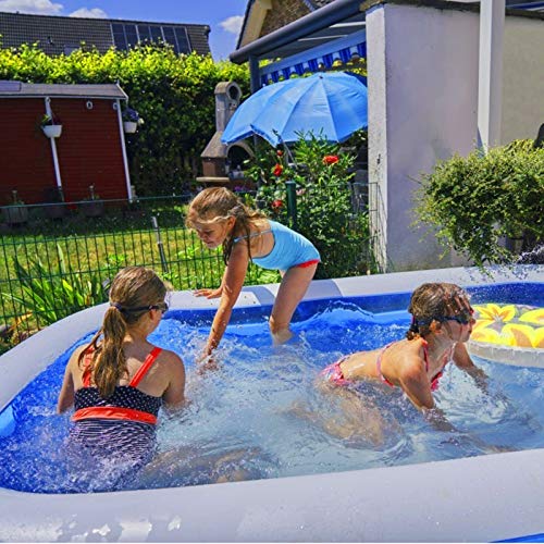 Inflatable Swimming Pools, Inflatable Pools, Family Swimming Pool, Swim Center for Adults, Garden, Backyard, Wear-Resistant Thickened Swimming Pool -79" X 59" X 20"