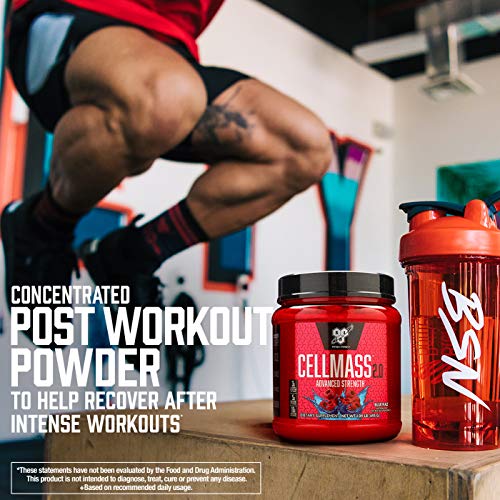 BSN CELLMASS 2.0 Post Workout Recovery with BCAA, creatine, & glutamine - Watermelon, (50 Servings)