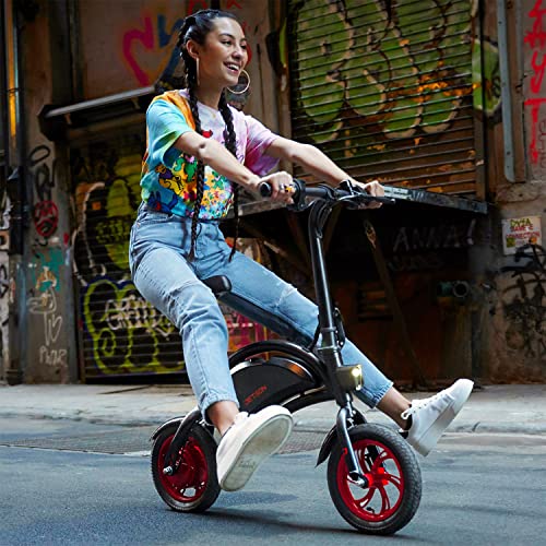 Jetson Electric Bike Bolt Folding Electric Bike, with Pegs - with LCD Display, Lightweight & Portable with Carrying Handle, Travel Up to 15 Miles, Max Speed Up to 15.5 MPH , 40" x 20" x 37"