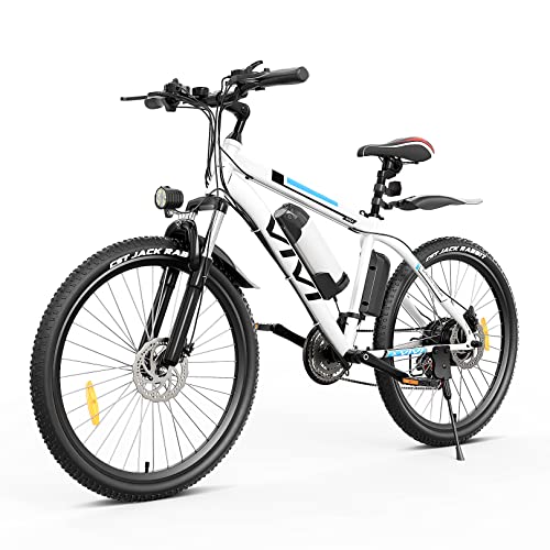 VIVI Electric Bike for Adults, 26" Electric Mountain Bike 350W Ebike 20MPH Adult Electric Bicycles with Removable Battery, Up to 50 Miles, Professional 21 Speed E-Bike